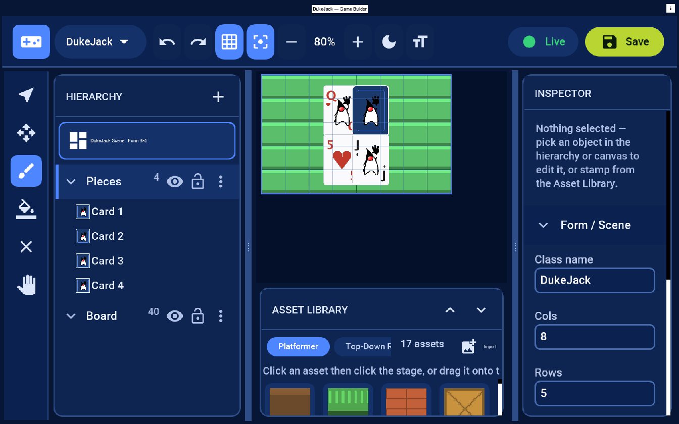 The opening blackjack deal