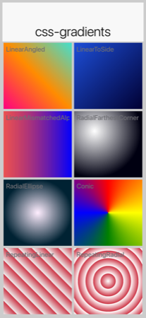 CSS gradient examples