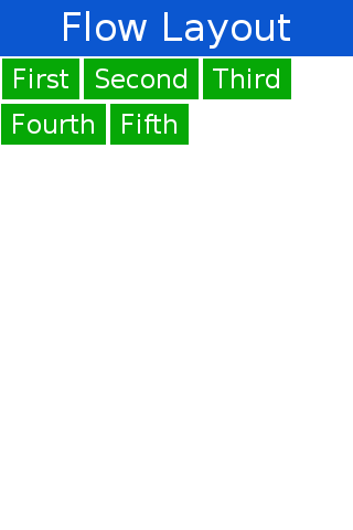Flow Layout