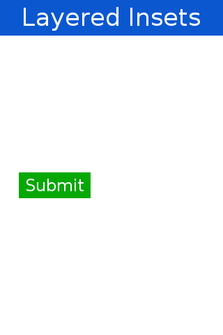 Button vertically centered 5mm from left edge